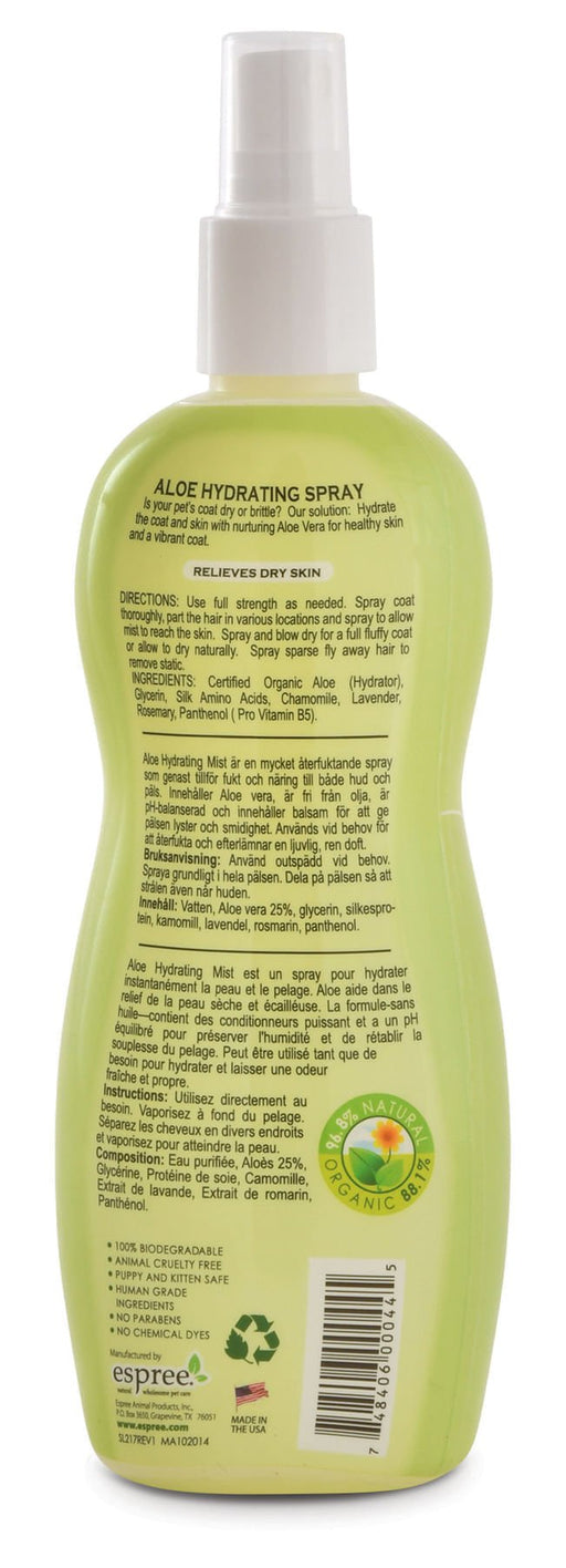 Espree Natural Aloe Hydrating Spray - Jeffers - Animal & Pet Supplies > Pet Grooming > Pet Shampoo & Conditioner