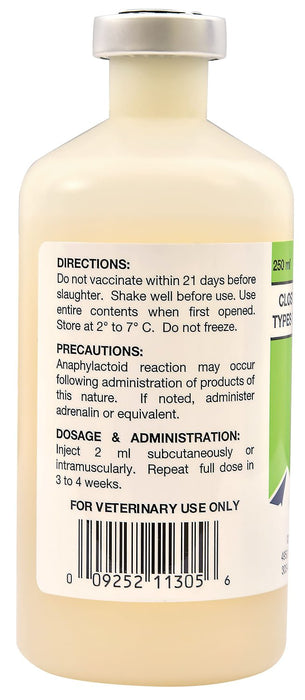 Essential 3 + T Vaccine for Cattle, Sheep, & Goat - C8TE - 125 Dose Vial - 8