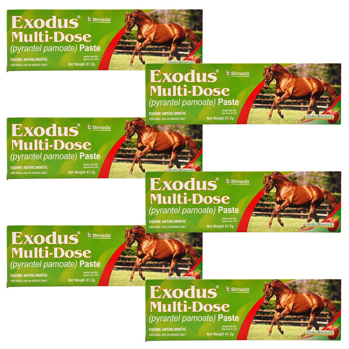 Exodus Multi - Dose Horse Dewormer Paste, 2 - dose - Jeffers - Animal Health & Wellness > Medicine