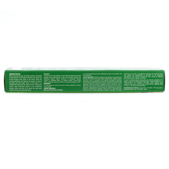 Exodus Pyrantel Pamoate Horse Dewormer Paste - 4CE1 - Single Dose Syringe (23.6 g) - Single Pack - Apple - 4