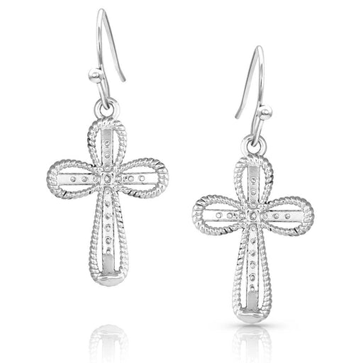 Expressive Faith Crystal Cross Earrings - Jeffers - Women > Accessories, Jewelry, Handbags