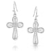 Expressive Faith Crystal Cross Earrings - Jeffers - Women > Accessories, Jewelry, Handbags