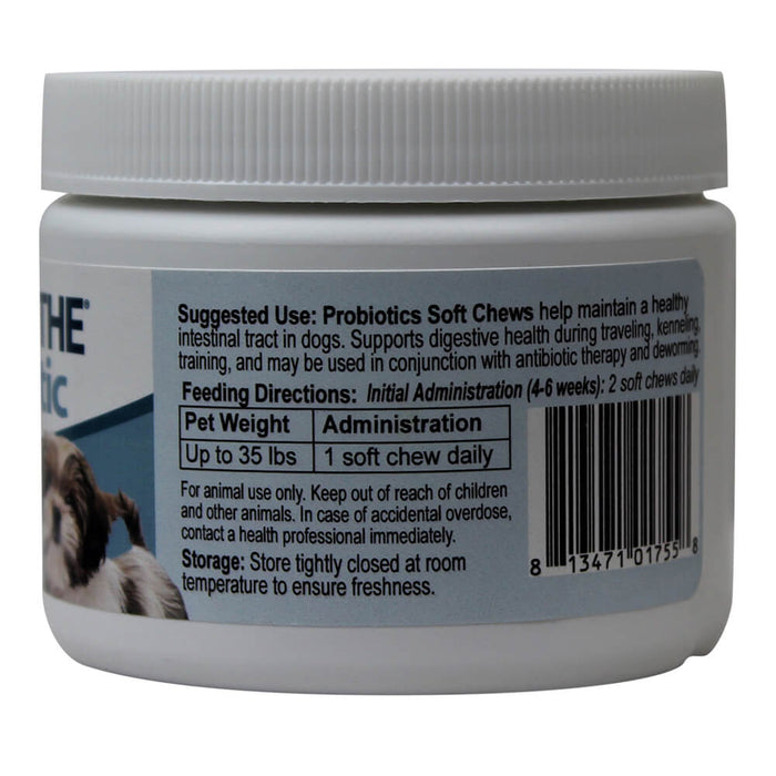 EZ - Soothe Probiotic Soft Chews, Small to Medium Dog, 30 ct - 015PC-01755 - Chicken - Jar - 2