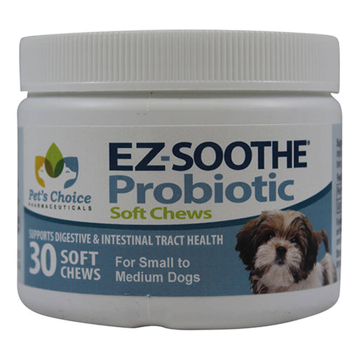 EZ - Soothe Probiotic Soft Chews, Small to Medium Dog, 30 ct - 015PC-01755 - Chicken - Jar - 1