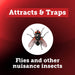 EZ Trap Odor Free Fly Trap, Twin Pack - FAEZ - 2 Pack - 4