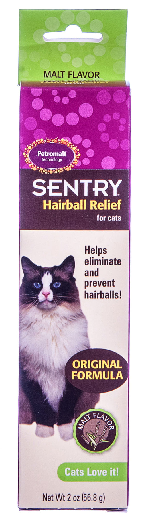 Sentry Petromalt Hairball Relief, 2 oz -   