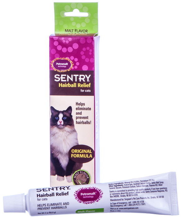 Sentry Petromalt Hairball Relief, 2 oz -   