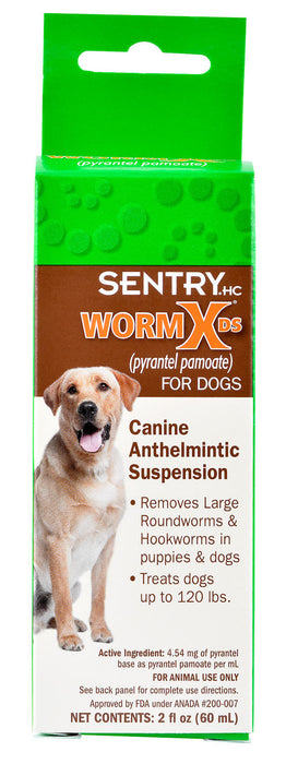 Sentry HC WormX DS Liquid, 2 oz -   