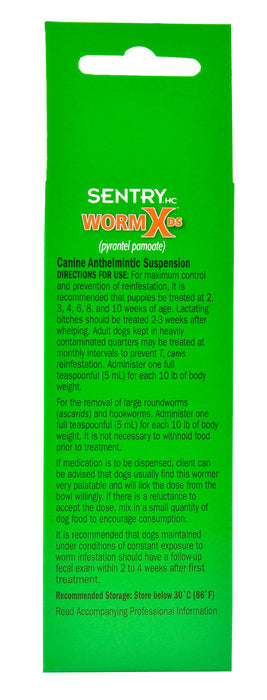 Sentry HC WormX DS Liquid, 2 oz -   