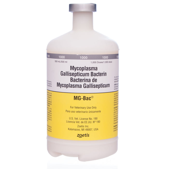 MG-Bac Vaccine, 500 mL - 1,000 Dose  