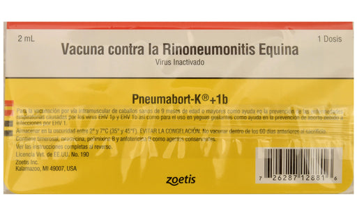 Pneumabort K +1b Vaccine for Horses - 1 Dose  