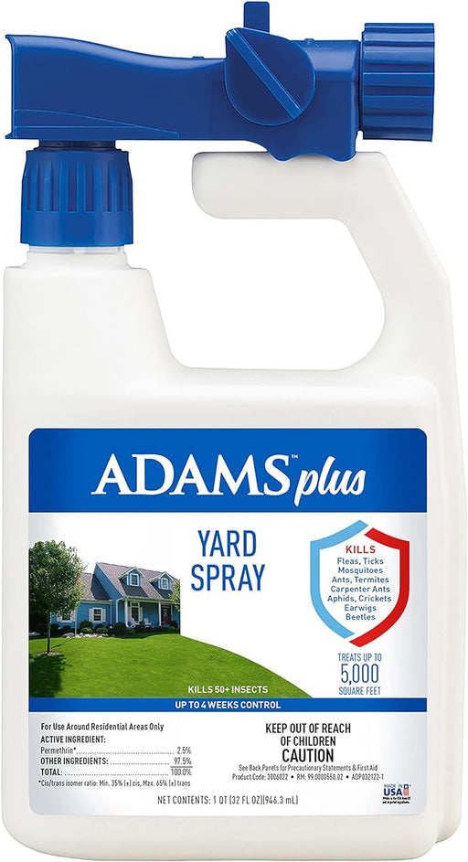 Adams Plus Yard Spray, 32 oz -   