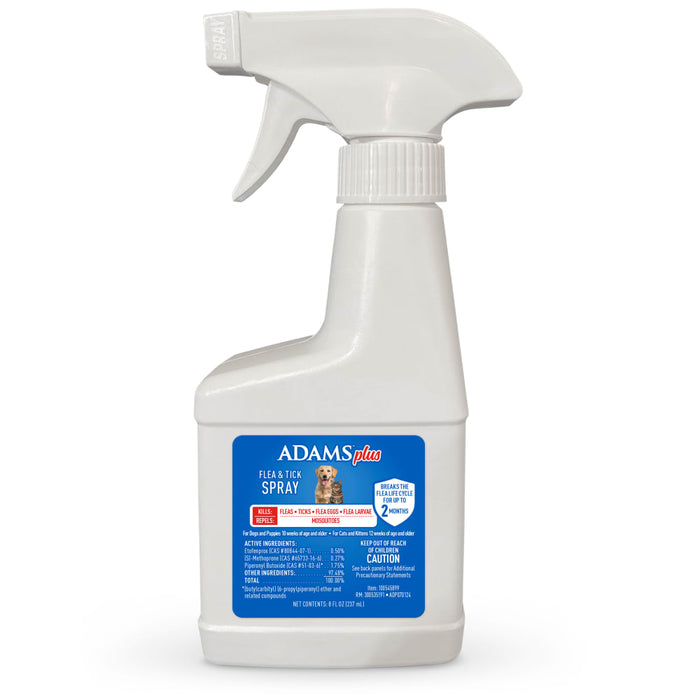 Spray contra pulgas y garrapatas Adams Plus