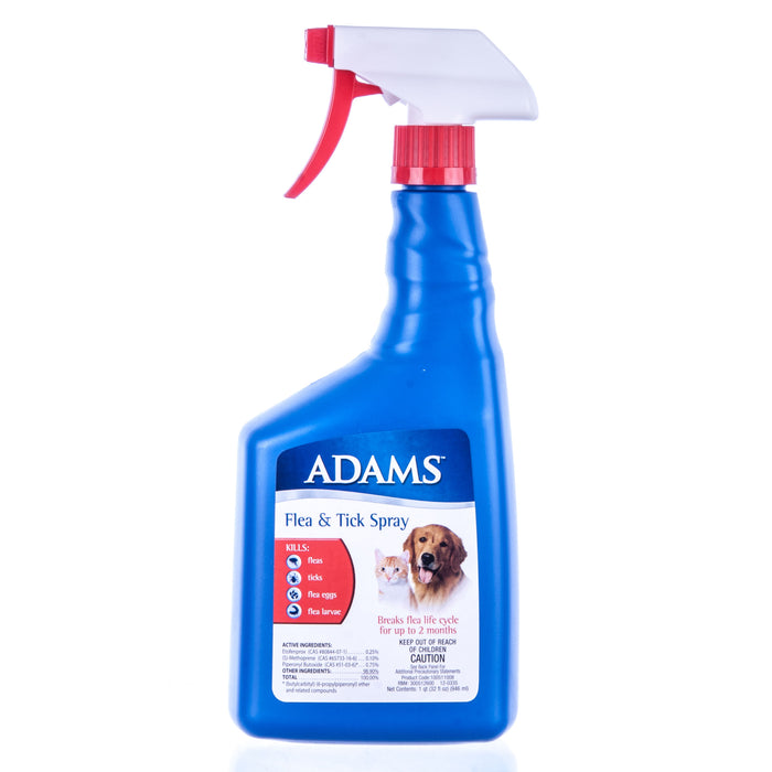 Adams Flea & Tick Spray, 16 oz - Adams Flea & Tick Spray, 32 oz  