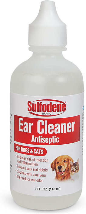 Sulfodene Ear Cleaner Antiseptic for Dogs and Cats -   