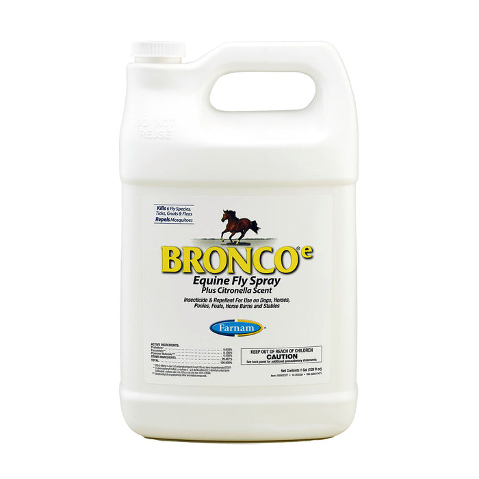 Bronco e Equine Fly Spray - Bronco e, gallon  