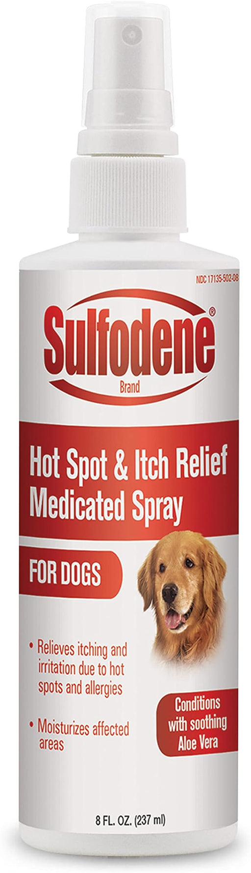 Sulfodene Medicated Hot Spot and Itch Relief, 8 oz -   