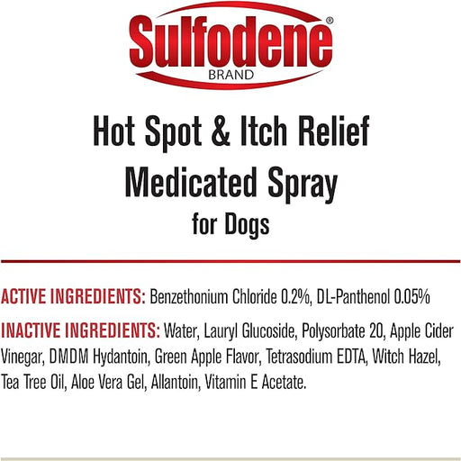 Sulfodene Medicated Hot Spot and Itch Relief, 8 oz -   