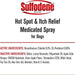 Sulfodene Medicated Hot Spot and Itch Relief, 8 oz -   