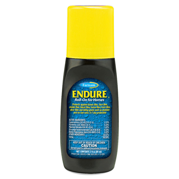 Endure Sweat-Resistant Fly Control - 3 oz Endure Roll-On  