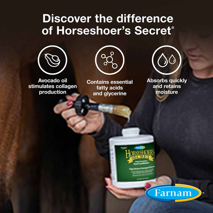 Horseshoer's Secret Deep Penetrating Hoof Conditioner, 32 oz -   