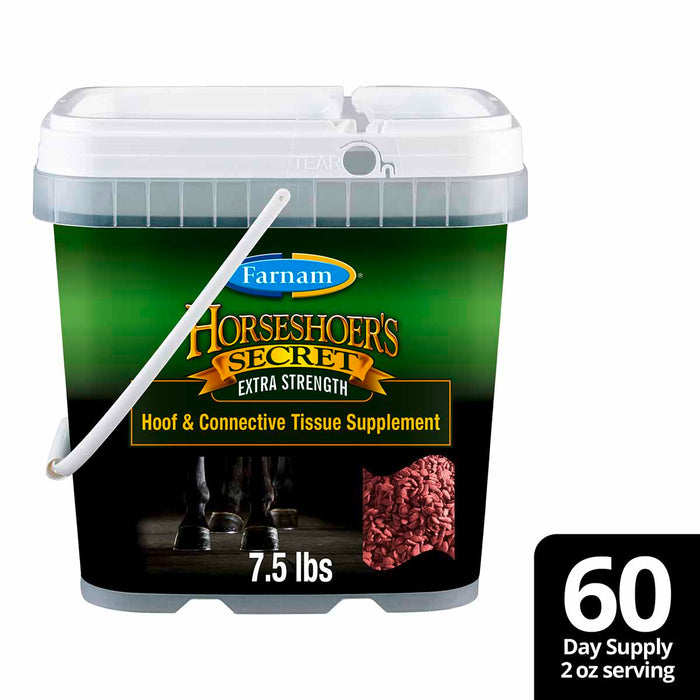 Horseshoer's Secret Hoof & Connective Tissue Supplement - 7.5 lb Extra Strength Hoof & Connective Tissue Supplement  