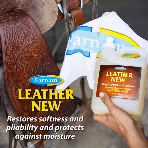 Leather New Deep Conditioner and Restorer - Leather New Deep Conditioner/Restorer, 32 oz  