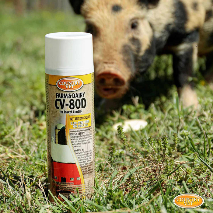 Farm & Dairy CV - 80D Insect Control, 18.5 oz - Q1CA - 5