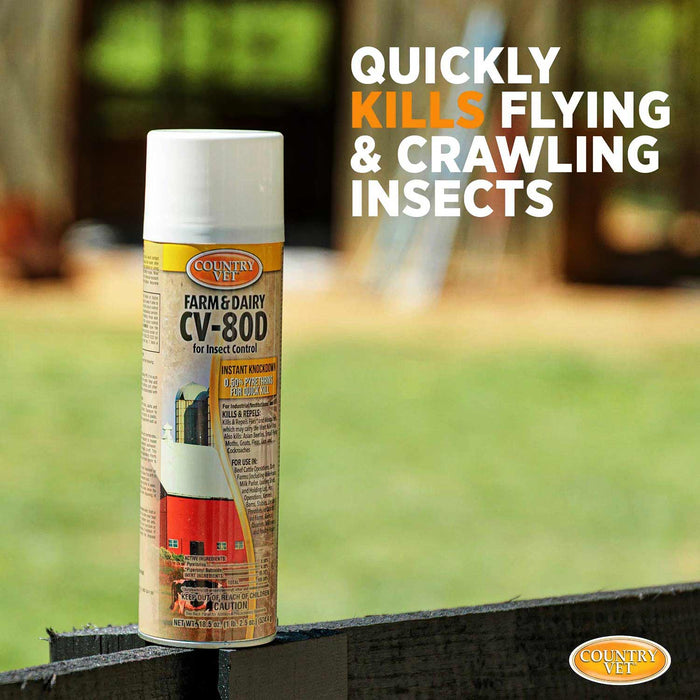 Farm & Dairy CV - 80D Insect Control, 18.5 oz - Q1CA - 4