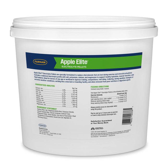 Farnam Apple Elite Electrolyte Pellets for Horses, 7.5 lbs, 40 Day Supply - FA9A - 7.5 lbs - 40 Day Supply - 2