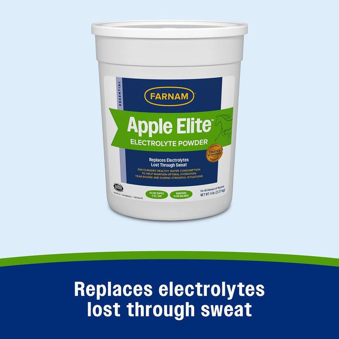 Farnam Apple Elite Electrolyte Powder, 40 Day Supply, 5 lbs - FA5D - Apple - 6