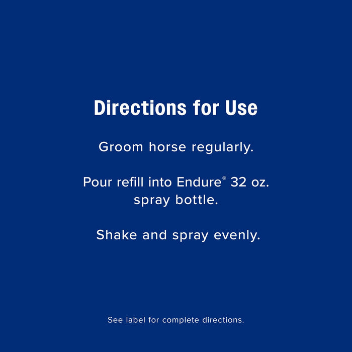 Farnam Endure Sweat - Resistant Fly Control Spray for Horses - FAEA - 32 oz - 15