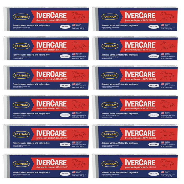 Farnam IverCare (Ivermectin Paste), 1.87%, 0.21 oz - FAAB1-12PK - 0.21oz - 12 - 4
