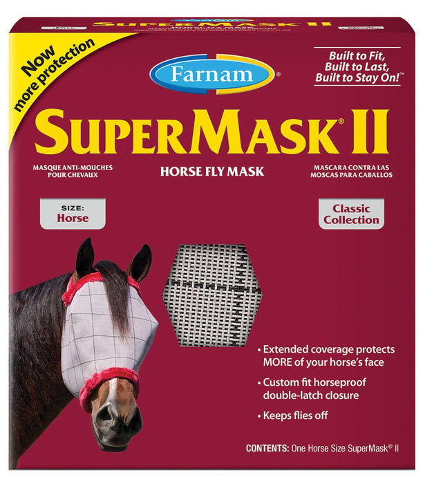 Farnam New SuperMask II without Ears - Jeffers - Horse Supplies > Horse Fly Masks