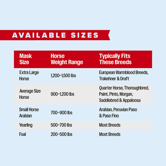 Farnam SuperMask II Classic Horse Fly Mask with Ears - FACX - Arabian - 13