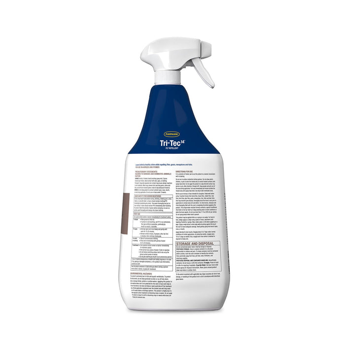 Farnam Tri - Tec 14 Fly Repellent for Horses - FAT9 - TRI - TEC 14 Spray, 32 oz - 9