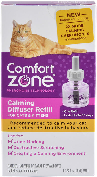 Comfort Zone Plug-In with Feliway - Comfort Zone with Feliway Refill, 48 mL  