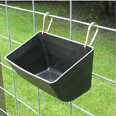 Fence Feeder with Clips - Jeffers - Farm & Ranch Supplies > Livestock Feeders & Waterers