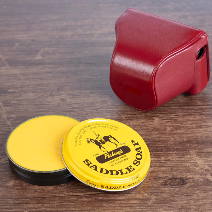 Fiebing's All - in - One Leather Saddle Soap Paste – Cleaner & Conditioner for Saddles, Boots, and Tack - F1U9 - White - 12 oz - 1 - 8