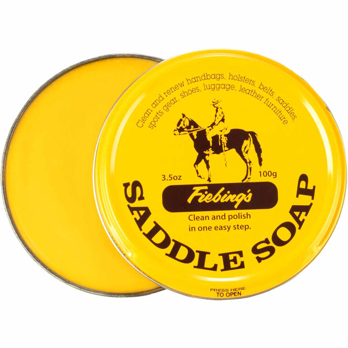 Fiebing's All - in - One Leather Saddle Soap Paste – Cleaner & Conditioner for Saddles, Boots, and Tack - F1U9 - White - 12 oz - 1 - 6