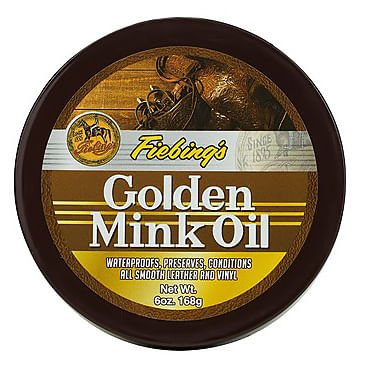 Fiebing's Golden Mink Oil, 6 oz - Jeffers - Horse Supplies > Riding Apparel & Accessories > Leather Care