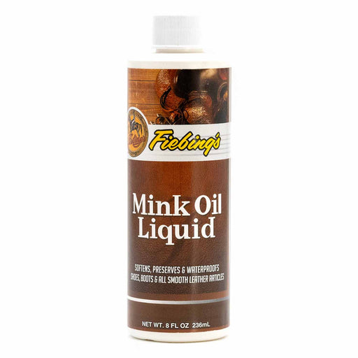 Fiebing's Mink Oil Liquid with Pure Neatsfoot Oil – 8 oz Leather Protector - F1UJ - 8 oz - 1