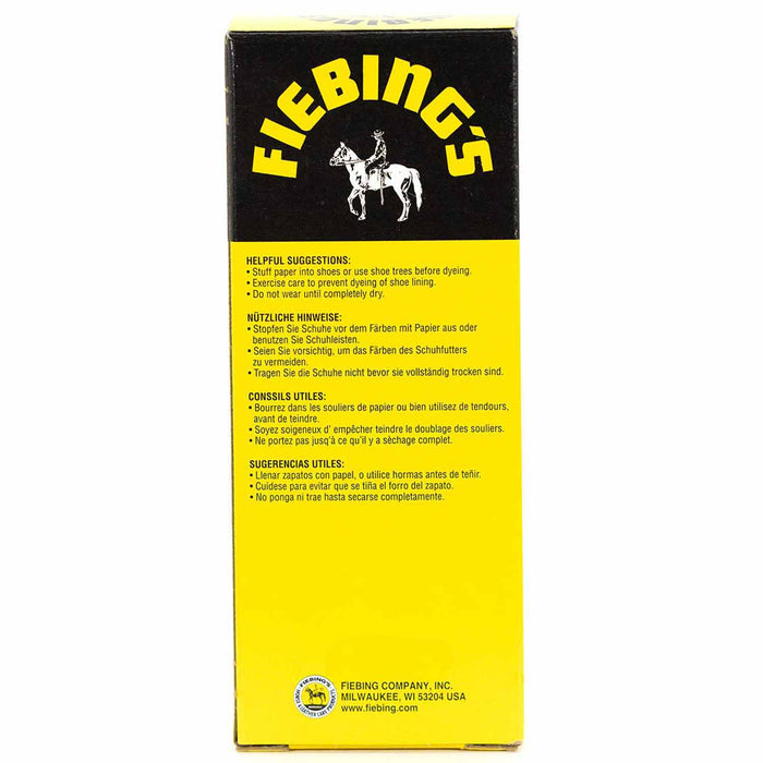 Fiebing's Suede and Roughout Leather Dye, 4 oz - F1V2 - Black - 4 oz - 4