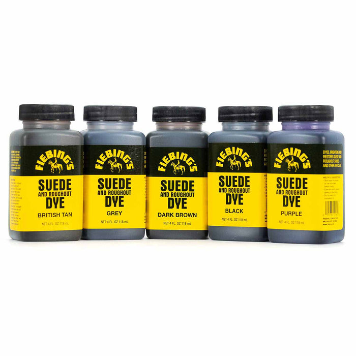 Fiebing's Suede and Roughout Leather Dye, 4 oz - F1V4 - Dark Brown - 4 oz - 9