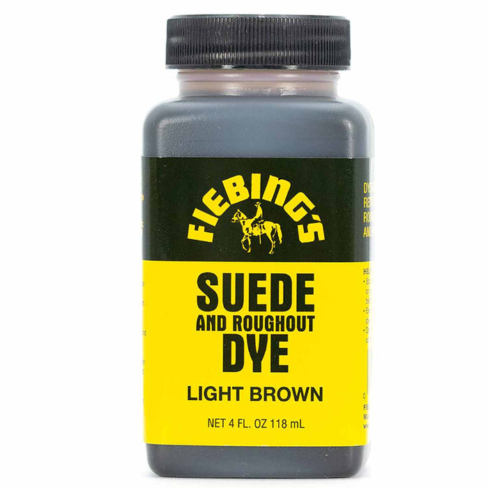 Fiebing's Suede and Roughout Leather Dye, 4 oz - F1V5 - Light Brown - 4 oz - 10