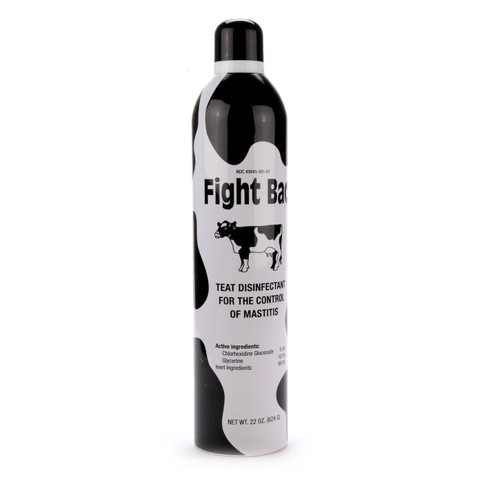 Fight Bac Teat Disinfectant, 22 oz - One Can Treats 300+ Cows - DSFB - 1