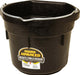 Flat - Back Rubber Bucket - M31BH - Black - 12qt - 1