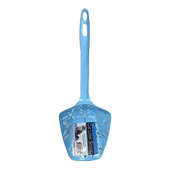 Floral Plastic Cat Litter Scooper, Assorted Colors - KL221 - Assorted - 1