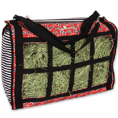 Classic Equine Top Load Hay Bags, Patterns - Flower  