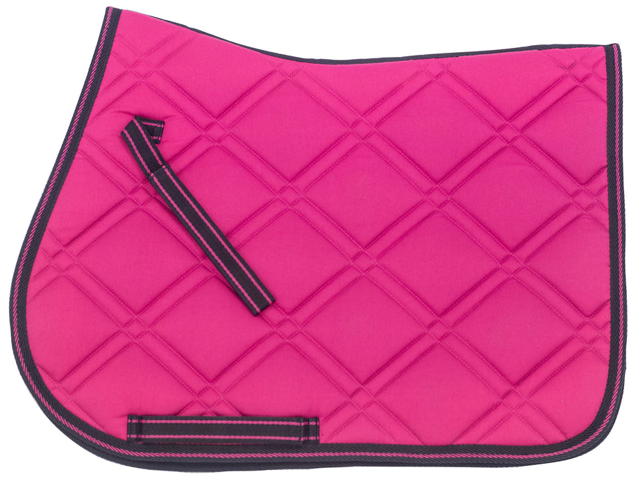 Loveson Saddle Pad - Pink/Navy  